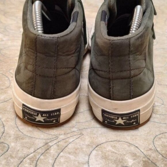 Converse Counter Climate Green Suede Water Repellent Mid Boot M7/W9 - Picture 6 of 11